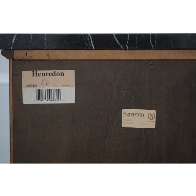 Henredon Marble Top Mahogany Sideboard Server For Sale - Image 18 of 18