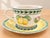 Villeroy & Boch French Garden Fleurence tea cup and saucer set, service for four. Four tea cups with four matching saucers...