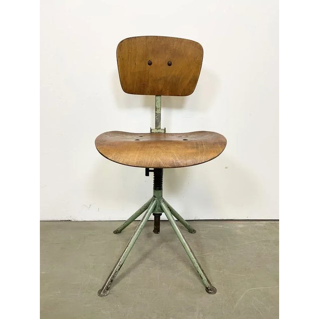 Industrial Workshop Chair, Czechia, 1950s For Sale - Image 17 of 17