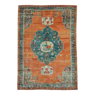 Turkish Vintage Rug 5'4" x 7'7" #17950 For Sale