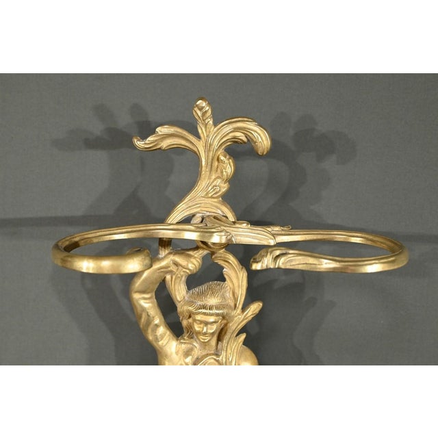 1940s Vintage Brass Umbrella Stand, 1940s For Sale - Image 5 of 18