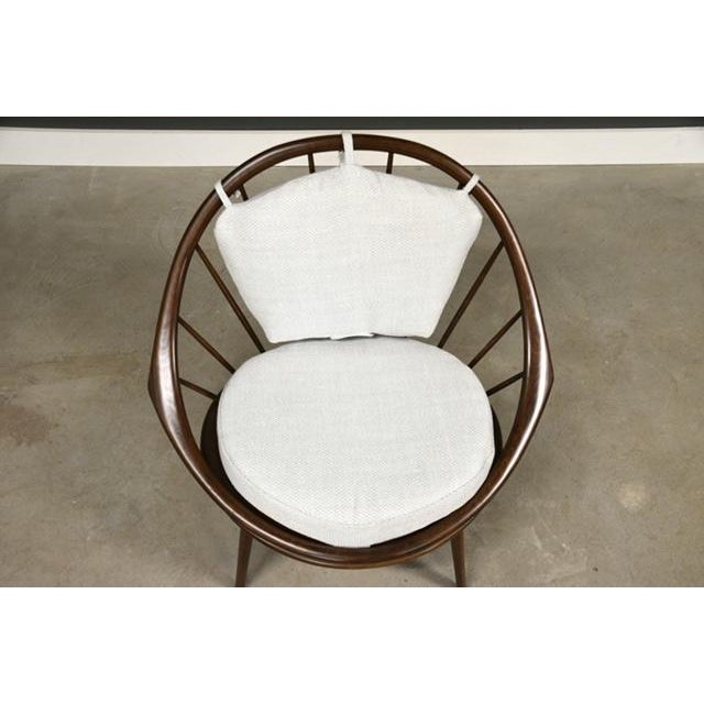 1960s 1960s Refinished Ib Kofod Larsen for Selig Hoop Chair For Sale - Image 5 of 10