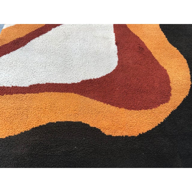 Textile Doris Leslie Blau Vintage French Art Deco Floral Soft Beige Hand-Knotted Carpet For Sale - Image 7 of 10