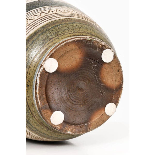 Rare floor vase designed by Arthur Andersson. Produced by Wallåkra in Sweden. This piece is attributed to the mentioned...