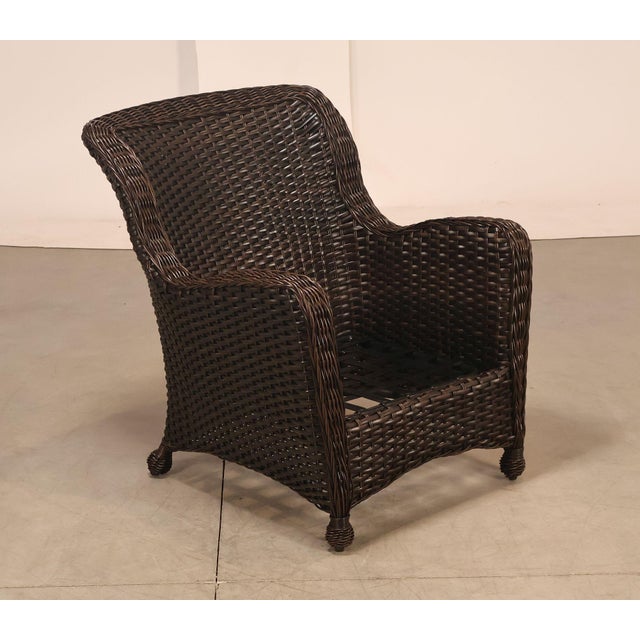 Northcape Pair of 'Richmond' Outdoor Wicker Patio Armchairs For Sale - Image 4 of 18