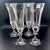 Vintage Champagne Flutes by Cristal Sevres, 1980s, Set of 4 For Sale - Image 6 of 13