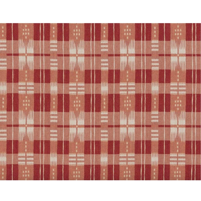 Set of 2 Attributed to Baker Furniture Oversized Club Chairs in Mornas Plaid by Brunschwig & Fils For Sale In Salt Lake City - Image 6 of 6