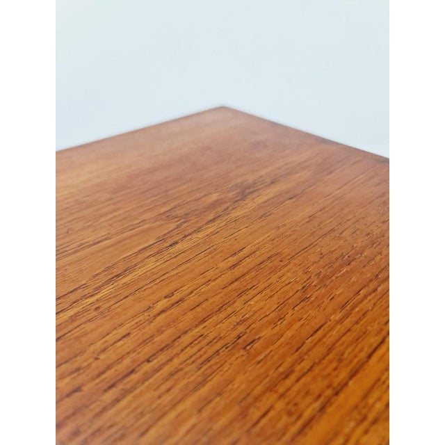 Brown Mid-Century Danish Teak Coffee Table by Henning Kjaernulf, 1960s For Sale - Image 8 of 11