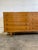 Mid Century Modern Dresser by Johnson Furniture. Stunning original brass handles. 66w 19d 33h