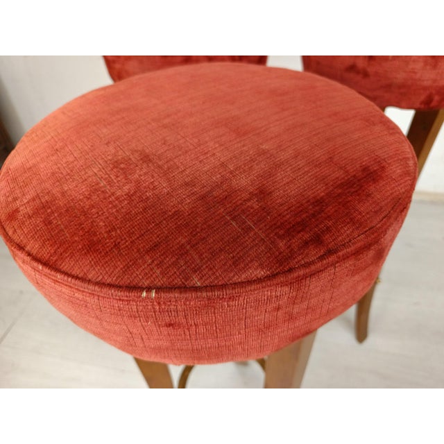 Art Deco Bar Stools, 1920s, Set of 3 For Sale - Image 9 of 17