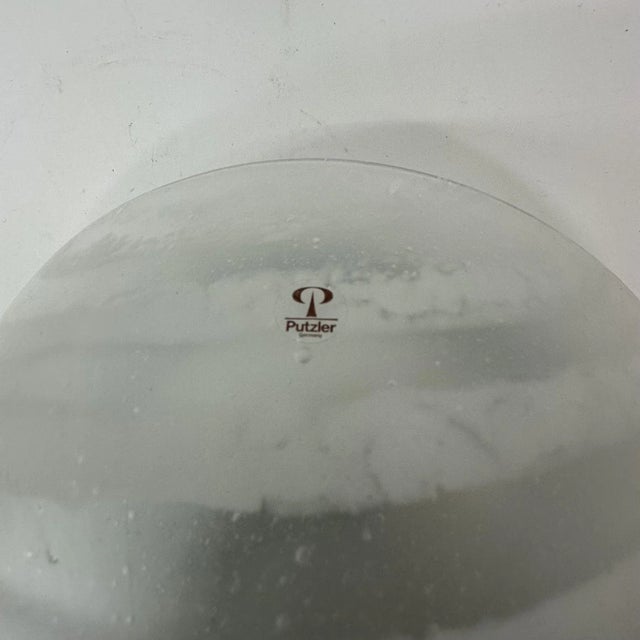 Glass Wall Lamp Zebra from Peil & Putzler, Germany, 1970s For Sale - Image 3 of 6