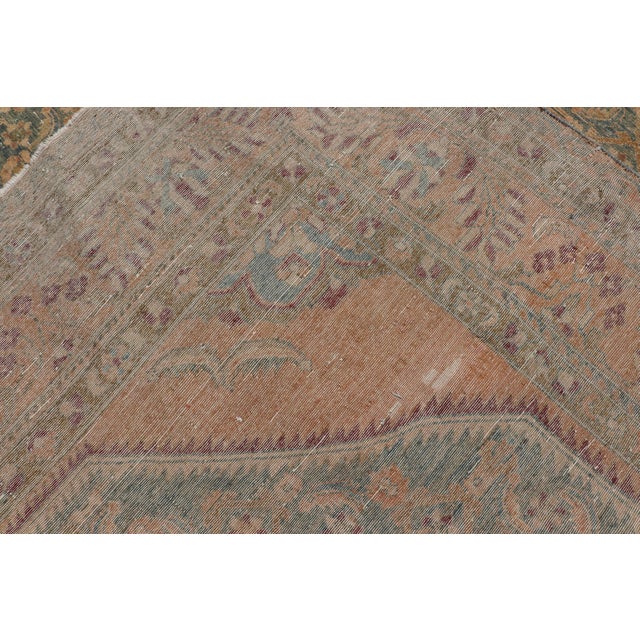 Antique Persian Lilihan Rug With Soft Blue Field and Allover Floral Design For Sale - Image 17 of 17