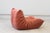 Togo Lounge Chair in Coral Corduroy by Michel Ducaroy for Ligne Roset For Sale - Image 6 of 16
