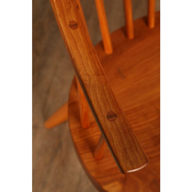 Brown Thomas Moser Set Of Eight Continuous Arm Dining Chairs For Sale - Image 8 of 18