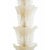 Mid-Century Modern Italian Floral Translucent Murano Glass Sconces, 2010s, Set of 2 For Sale - Image 4 of 11