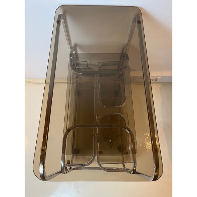 Vintage Serving Bar Cart For Sale - Image 11 of 12