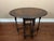 Petite Antique English Side Sofa Table Barley Twist Drop Leaf Gateleg Carved Oak For Sale - Image 14 of 18