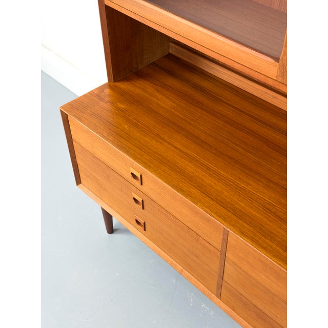Teak Highboard with Glass Doors from Brouer Møbelfabrik, 1960s For Sale - Image 10 of 18