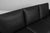 Model 236/3 3-Seater Sofa in Black Leather and Black Oak attributed to Hans J. Wegner for Getama For Sale - Image 6 of 10