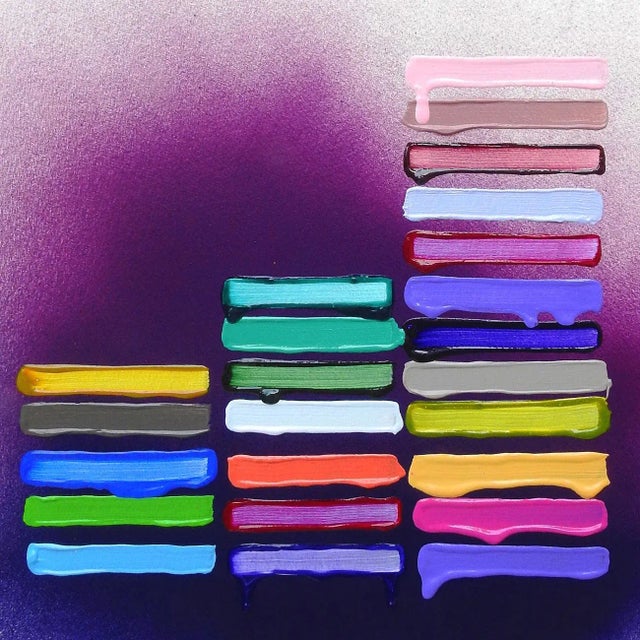 Abstract Contemporary Abstract Acrylic on Montval Paper Painting "Deep Calling to Sleep" by Martina Nehrling For Sale - Image 3 of 4