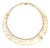 Vintage Cleopatra Collar Necklace 14k Yellow Gold 16" Fringe Choker Jewelry For Sale