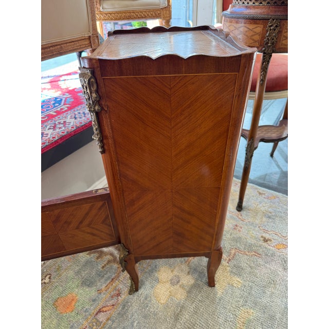 Late 19th Century French Louis XV Style Antique Book Table For Sale In Boston - Image 6 of 8