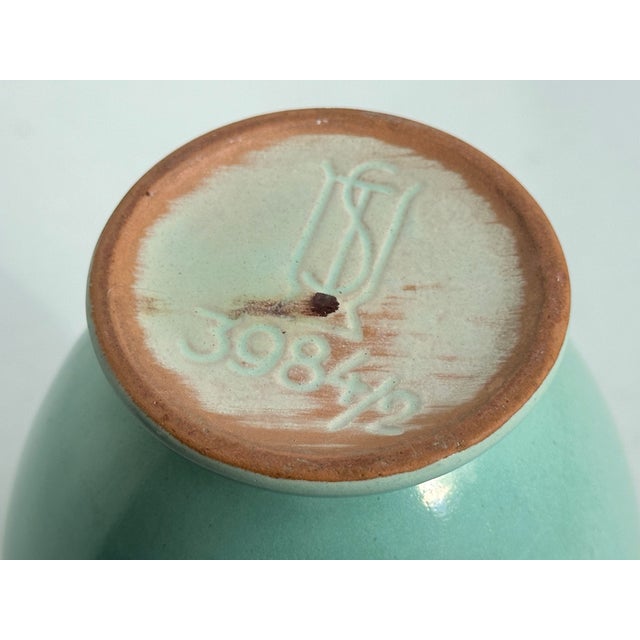 Mid-Century Ceramic Vase with Celadon Glaze by Steuler Keramik, Germany, 1950s For Sale - Image 9 of 13