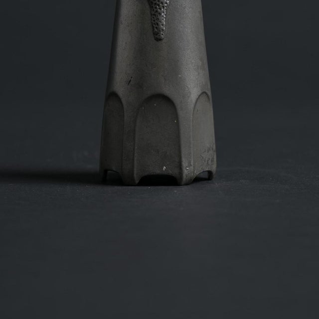 Gray Tin Urania Vase by Friedrich Adler, 1890s For Sale - Image 8 of 11