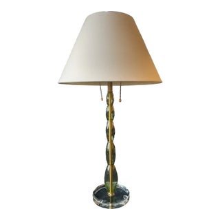 Baker's Large Beaded Table Lamp From the Barbara Barry Collection For Sale