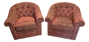 Lexington Furniture Robinson Swivel Chair - A Pair