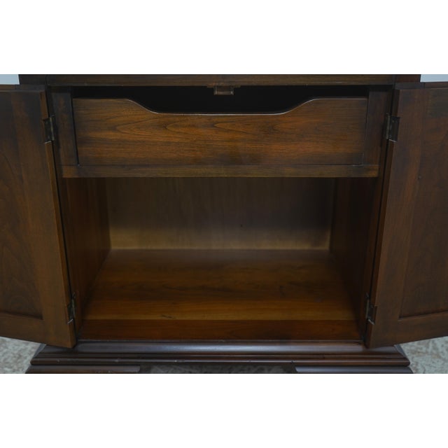 1970s Pair Pennsylvania House Cherry 2 Door Nightstands For Sale - Image 5 of 18
