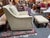 Wood Cr Laine Wingback Armchair + Ottoman For Sale - Image 7 of 12