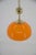 Orange Glass and Brass Pendant, 1980s For Sale - Image 3 of 10