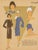 Original French Art Deco fashion plate from Les Idées Nouvelles de la Mode, featuring creations by Suzanne Talbot. Elegant...