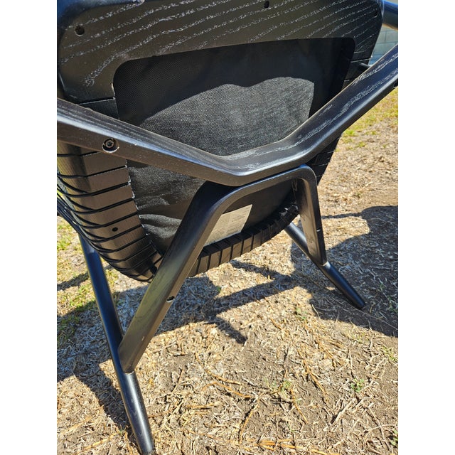 A Pair of Herman Miller / Geiger Crosshatch Lounge Chair by Eoos For Sale - Image 11 of 16