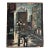 Julian Rainy City Street Original Oil Painting Signed For Sale