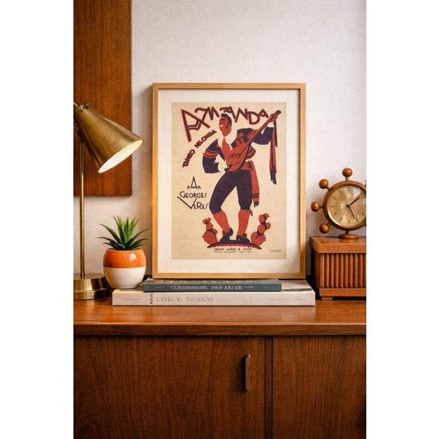 The cover features a beautifully stylized gaucho guitarist, rendered in bold two-tone colors with angular lettering...