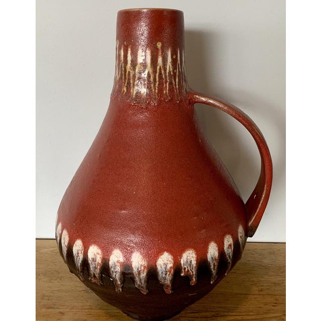 Ceramic Large West-German Ceramic Jug Vase, 1960s For Sale - Image 7 of 7