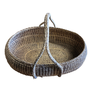 Vintage African Basket With Handles