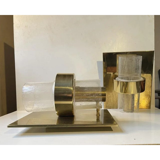 Scandinavian Modern Maritime Brass Sconces by Jonas Hidle for Høvik Verk, 1970s, Set of 2 For Sale - Image 4 of 11