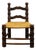 French Fireplace Low Chair, 1950s For Sale