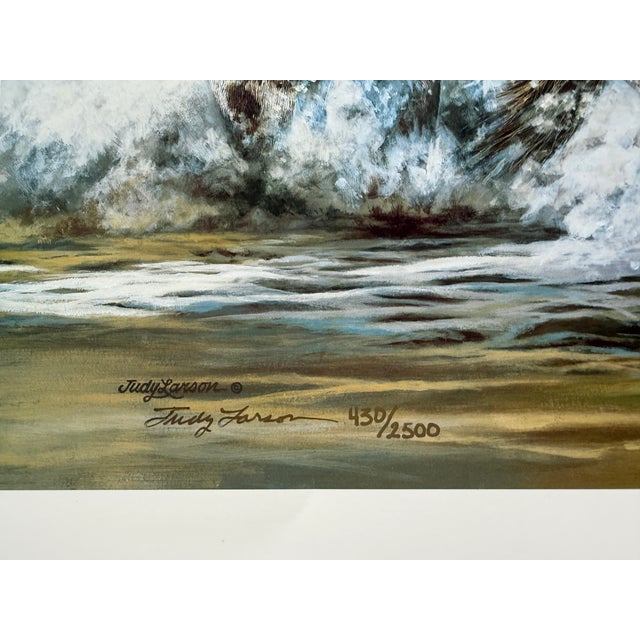 "Spirit of Grizzley Creek" by Judy Larson 1994 Signed/Numbered Edition 430/2500 For Sale - Image 4 of 10
