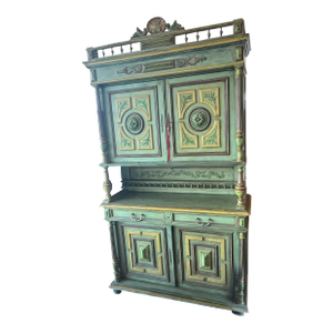 18th Century French Renaissance-Style Buffet a Deux Corps in Walnut