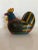 Early 20th Century Northern Thailand Painted Wood Rooster With Interior Cavity For Sale - Image 10 of 16