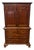 Vintage Jamestown Sterling Chippendale Style Mahogany Armoire For Sale