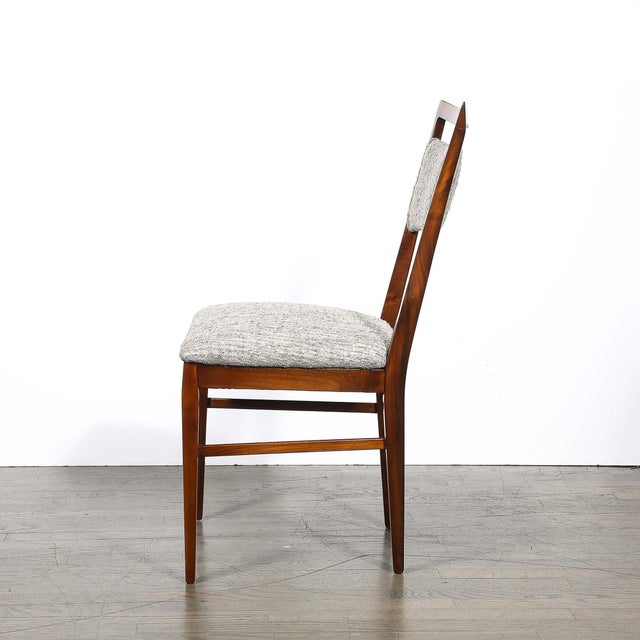 Set of 4 Paul McCobb Mid-Century Sculptural Walnut Dining Chairs by Directional For Sale - Image 9 of 15