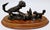 Modern Cast Bronz Dog & Cat Sculpture, Style of Giacometti For Sale - Image 9 of 12