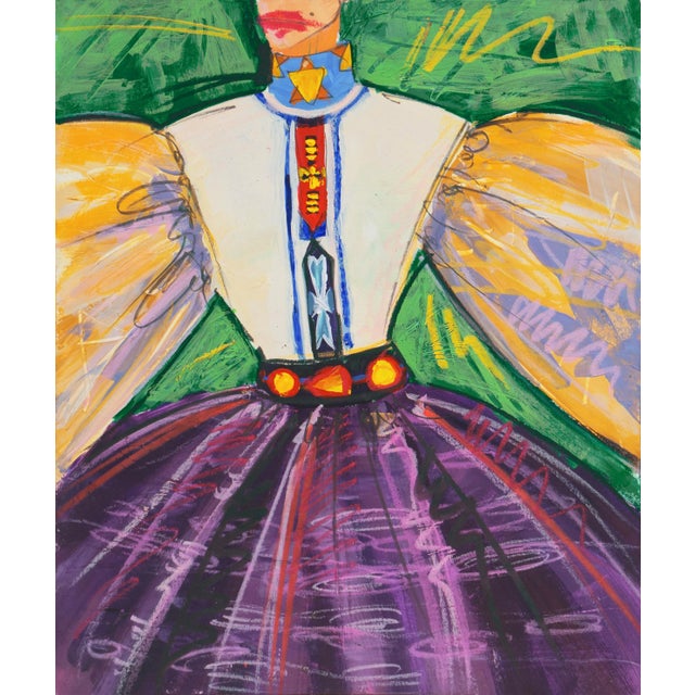 'Fashion Able II" Original Drawing by Isaac Mizrahi, Parsons School of Design For Sale - Image 10 of 10