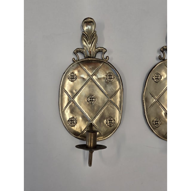 Model 7011 Sconces in Brass by Paavo Tynell, 1930s, Set of 2 For Sale - Image 9 of 15