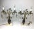 Mid 20th Century Brass Figural Candelabra Lamps with Prisms - A Pair For Sale In Philadelphia - Image 6 of 13